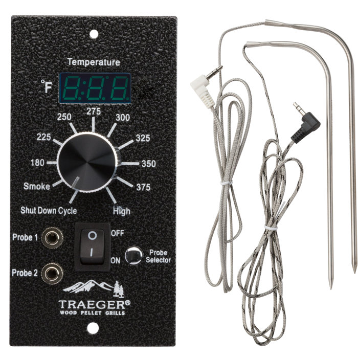 Traeger Pellet Grills Traeger WoodFired Grills Digital Pro Controller Meat Thermometer